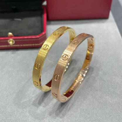 [Amore Jewels]LOVE BRACELET 6.1MM BRUSHED