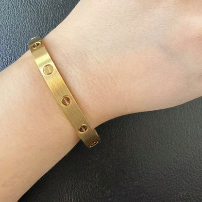 [Amore Jewels]LOVE BRACELET 6.1MM BRUSHED