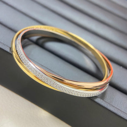 [Amore Jewels]TRINITY 2.8MM SMALL BRACELET