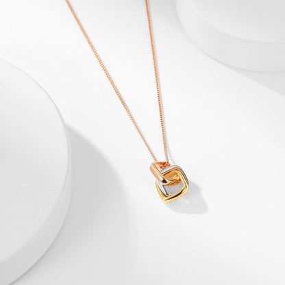 [Amore Jewels]TRINITY CUSHION NECKLACE COLLECTION