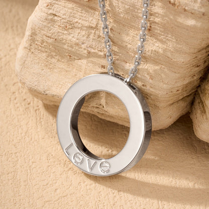 [Amore Jewels]LOVE NECKLACE 16MM  FULL DIAMOND
