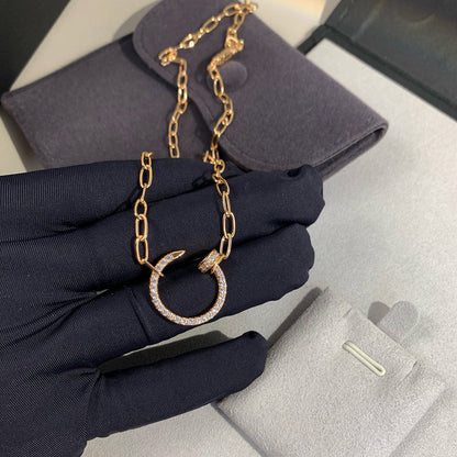 [Amore Jewels]JUSTE NECKLACE FULL DIAMONDS