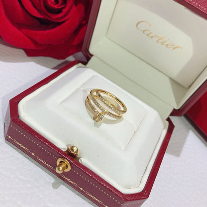 [Amore Jewels]JUSTE RING 4.8MM FULL DIAMOND