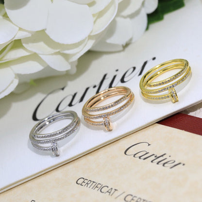 [Amore Jewels]JUSTE RING 4.8MM FULL DIAMOND