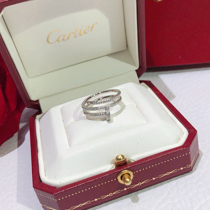 [Amore Jewels]JUSTE RING 4.8MM FULL DIAMOND