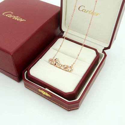 [Amore Jewels]PANTHERE FULL DIAMOND NECKLACE