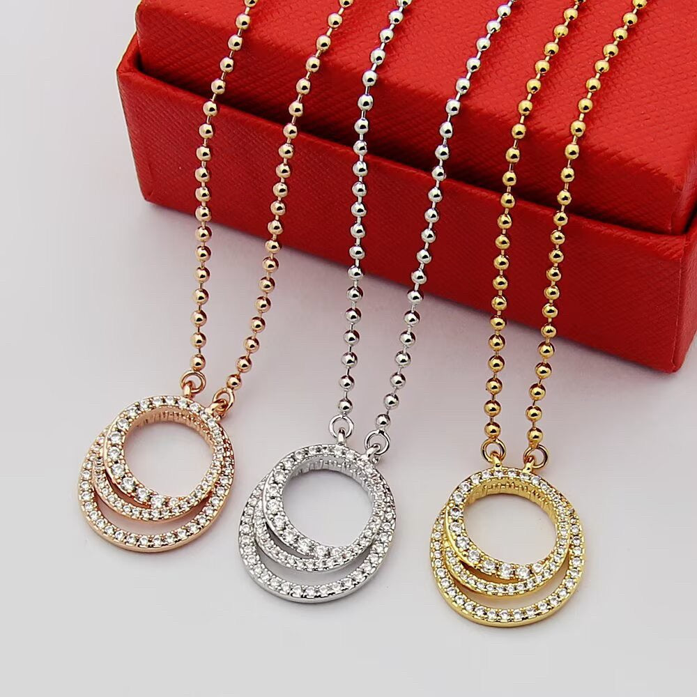 [Amore Jewels]ETINCELLE  FULL DIAMOND NECKLACE