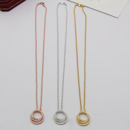 [Amore Jewels]ETINCELLE  FULL DIAMOND NECKLACE