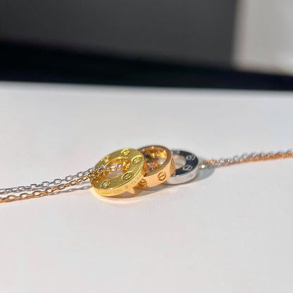 [Amore Jewels]LOVE 6 DIAMOND PENDANT NECKLACE