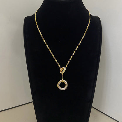 [Amore Jewels]TRINITY DIAMONDS NECKLACE