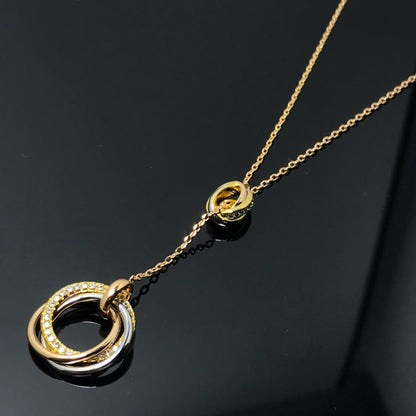 [Amore Jewels]TRINITY DIAMONDS NECKLACE