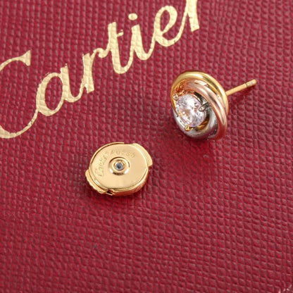 [Amore Jewels]TRINITY STUD DIAMOND EARRINGS
