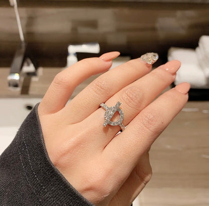 [Amore Jewels]ECHAPPEE RING SILVER DIAMOND