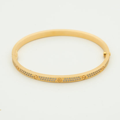 [Amore Jewels]LOVE BRACELET 3.65MM DIAMOND-PAVED