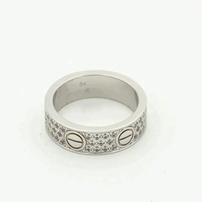 [Amore Jewels]LOVE RING 5.5MM DIAMONDS PAVED