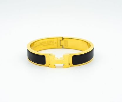 [Amore Jewels]H BLACK BRACELET