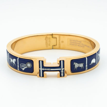 [Amore Jewels]H BRACELET BLUE CERAMIC
