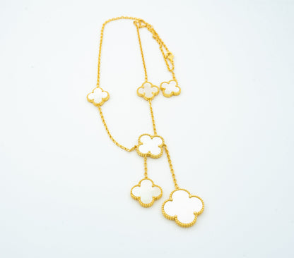 [Amore Jewels]CLOVER MOTHER OF PEARL NECKLACE 6 MOTIF