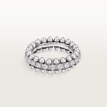 [Amore Jewels]CLASH 6.4MM SMALL FULL DIAMOND RING
