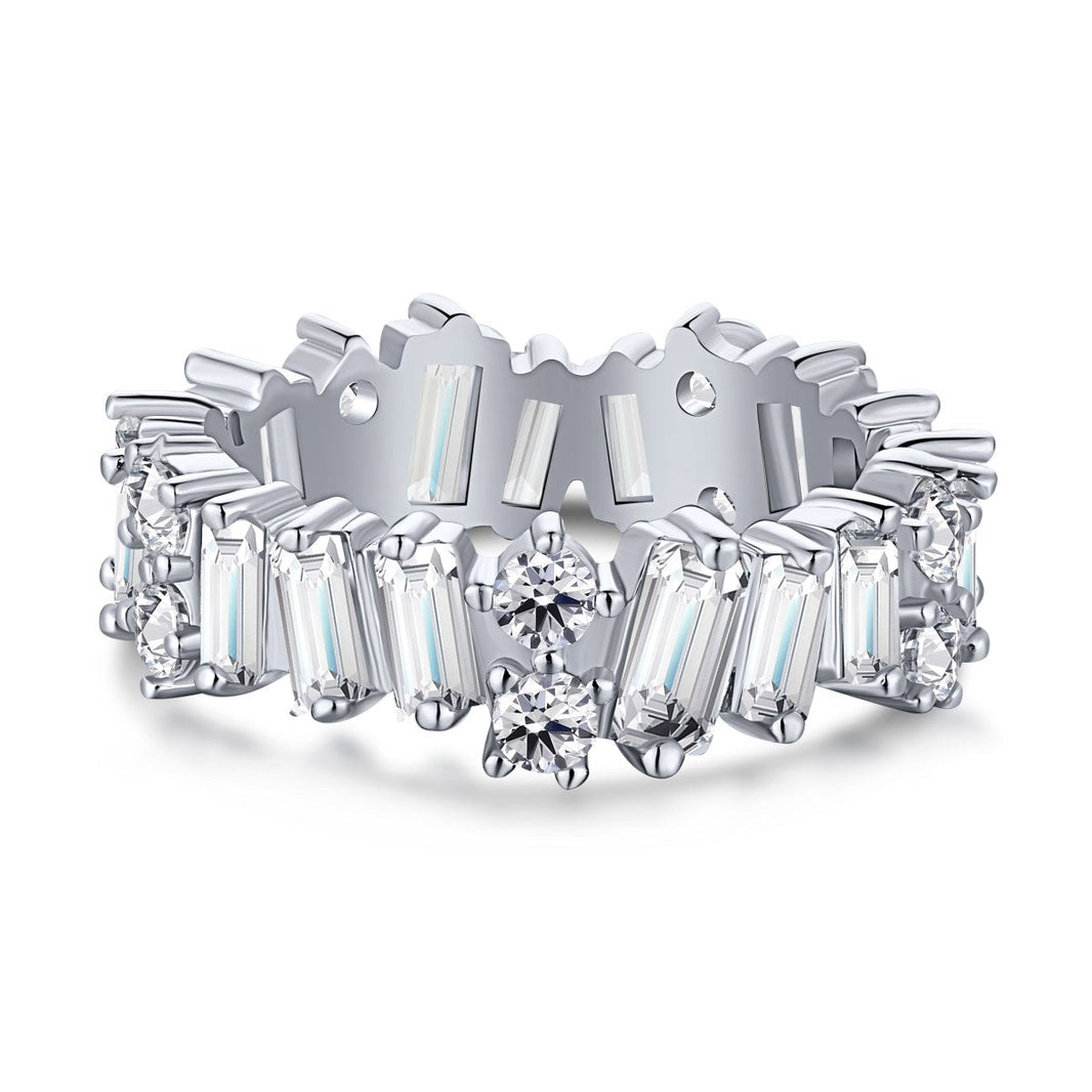 [Amore Jewels]Delicate Multi Shape Tennis Ring