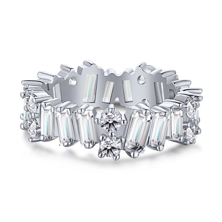 [Amore Jewels]Delicate Multi Shape Tennis Ring