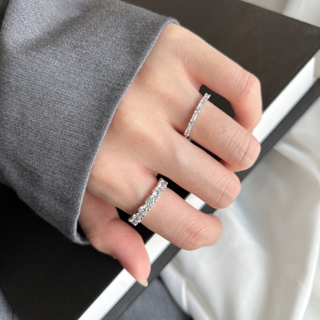 [Amore Jewels]Eternity Round Cut Tennis Ring