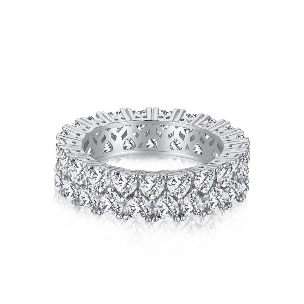 [Amore Jewels]Sparkling Full Heart Ring