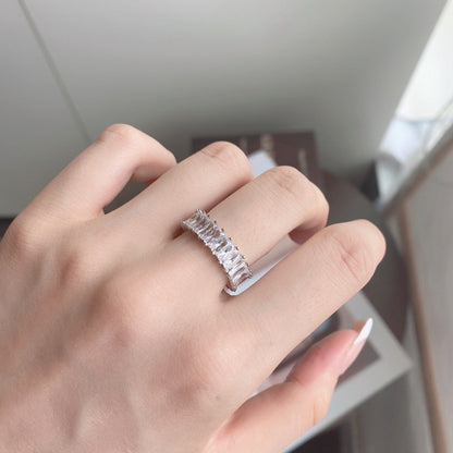 [Amore Jewels]Unique Colorful Radiant Cut RIng