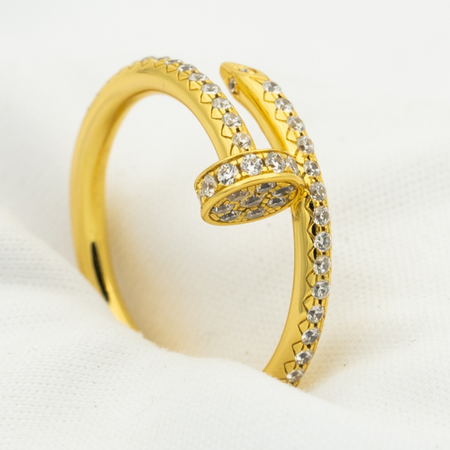 [Amore Jewels]JUSTE RING 1.8MM GOLD DIAMONDS