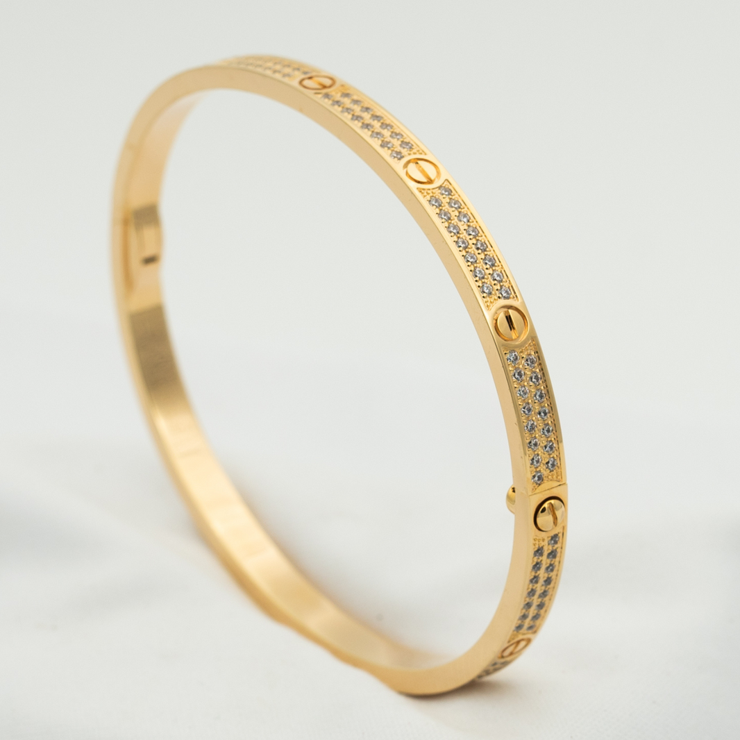 [Amore Jewels]LOVE BRACELET 3.65MM DIAMOND-PAVED