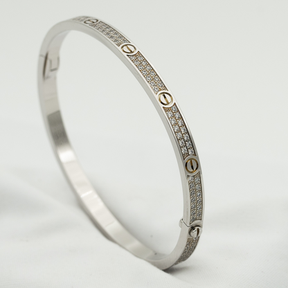 [Amore Jewels]LOVE BRACELET 3.65MM DIAMOND-PAVED