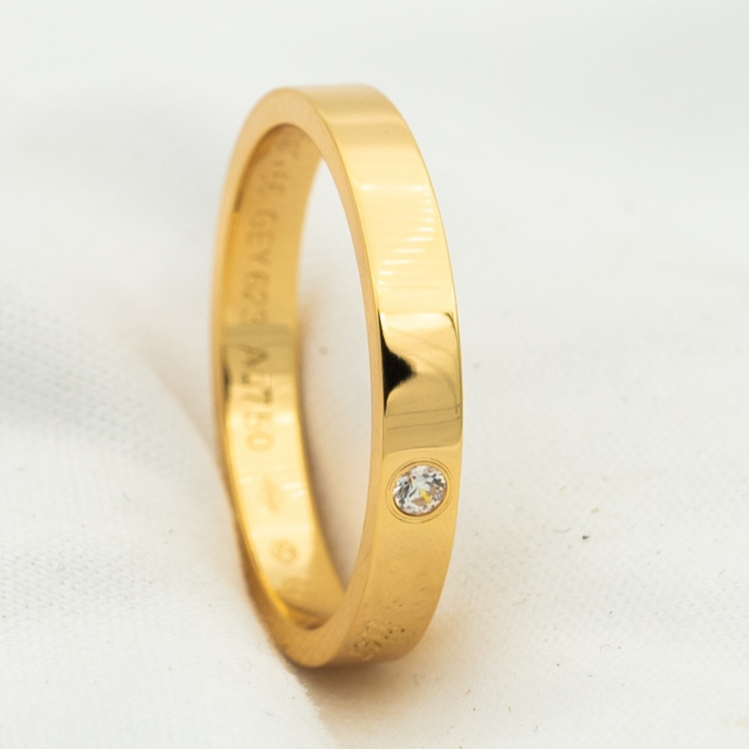 [Amore Jewels]LOVE RING 4MM 1 DIAMOND