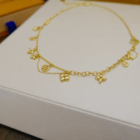 [Amore Jewels]BLOOMING SUPPLE NECKLACE BRASS