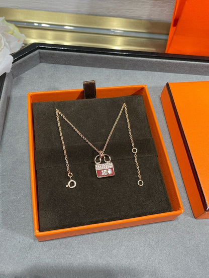 [Amore Jewels]H CIRCE MOISSANITE PENDANT NECKLACE GOLD
