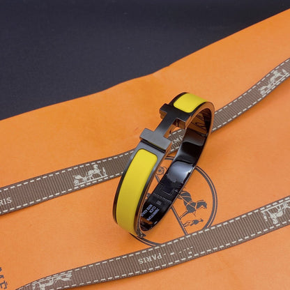 [Amore Jewels]CLIC HM SO BLACK YELLOW BRACELET