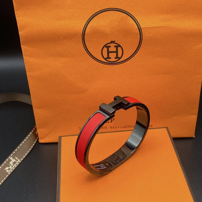 [Amore Jewels]CLIC HM SO BLACK RED BRACELET