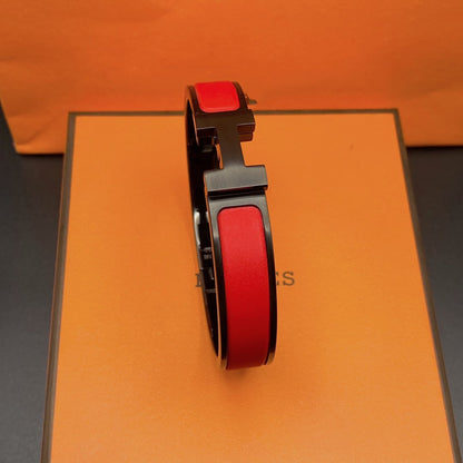 [Amore Jewels]CLIC HM SO BLACK RED BRACELET