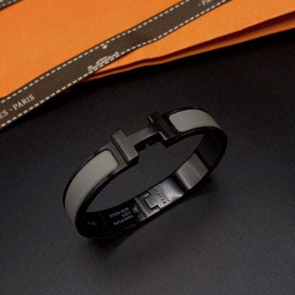 [Amore Jewels]CLIC HM SO BLACK GREY BRACELET