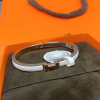 [Amore Jewels]CLASSIC HM CLIC WHITE 8MM ENAMEL BRACELET