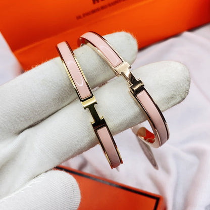 [Amore Jewels]CLASSIC HM CLIC  PINK 8MM ENAMEL BRACELET