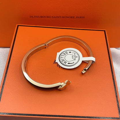 [Amore Jewels]CLASSIC HM CLIC BLACK 8MM ENAMEL BRACELET