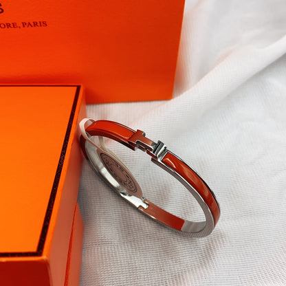 [Amore Jewels]CLASSIC HM CLIC RED 8MM ENAMEL BRACELET