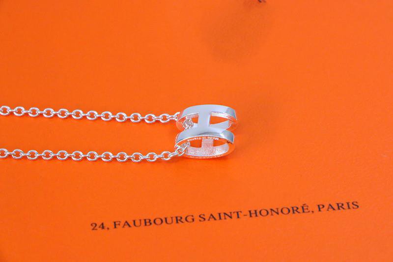 [Amore Jewels]HM NECKLACE H LETTER OVAL SERIES