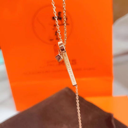 [Amore Jewels]HM NECKLACE PLATINUM ROSE GOLD DIAMOND