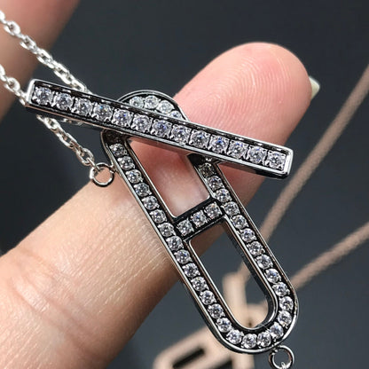 [Amore Jewels]HM NECKLACE PLATINUM ROSE GOLD DIAMOND