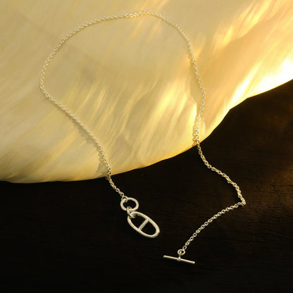 [Amore Jewels]HM CHAINE D'ANCRE PENDANT NECKLACE STERLING SILVER