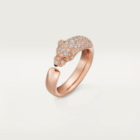 [Amore Jewels]PANTHERE HALF DIAMOND SMALL RING
