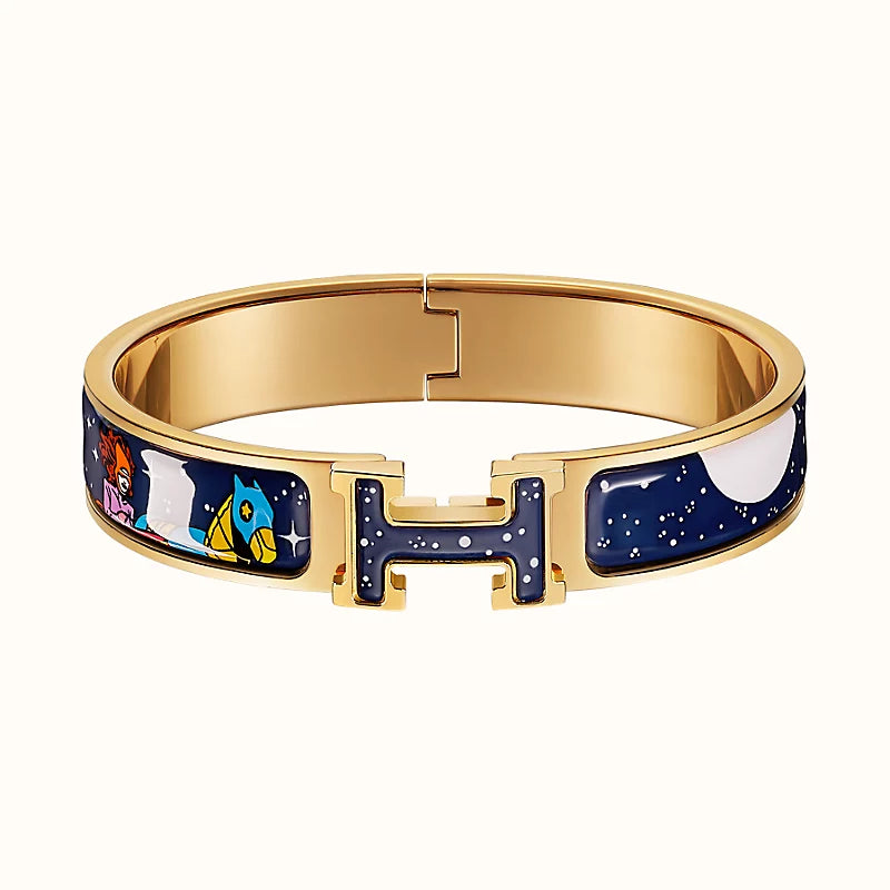 [Amore Jewels]H STAR AND MOON BRACELET 12MM