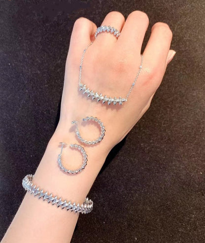 [Amore Jewels]CLASH SILVER BRACELET
