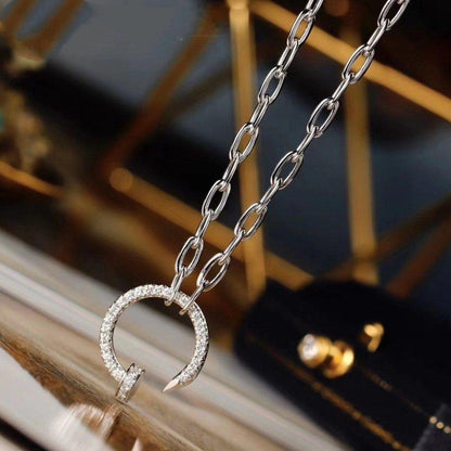 [Amore Jewels]JUSTE NECKLACE FULL DIAMONDS